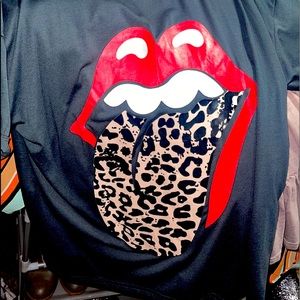 Leopard Lips top